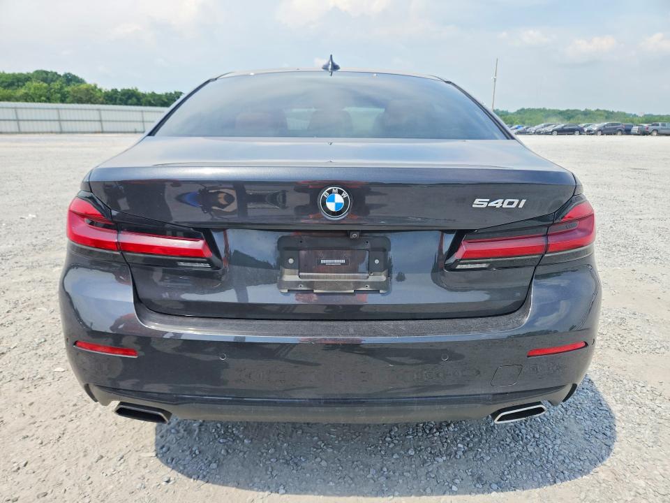 2021 BMW 5er VIN WBA53BJ02MWW92592 COPART salvage auction — FRONT END, Nc - Salvage Certificate Of Title, sold $13,400 on 2026-07-22 (photo 6)