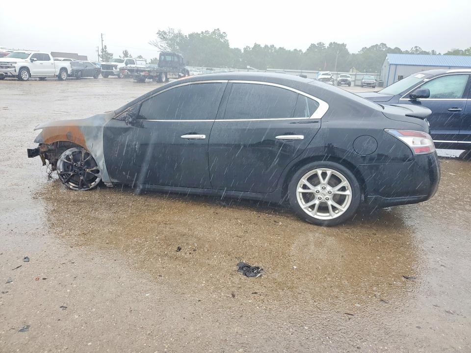 2012 Nissan Maxima VIN 1N4AA5AP3CC851017 COPART salvage auction — BURN, Al - Cert Of Title-Salvage Title, sold $225 on 2026-07-09 (photo 2)