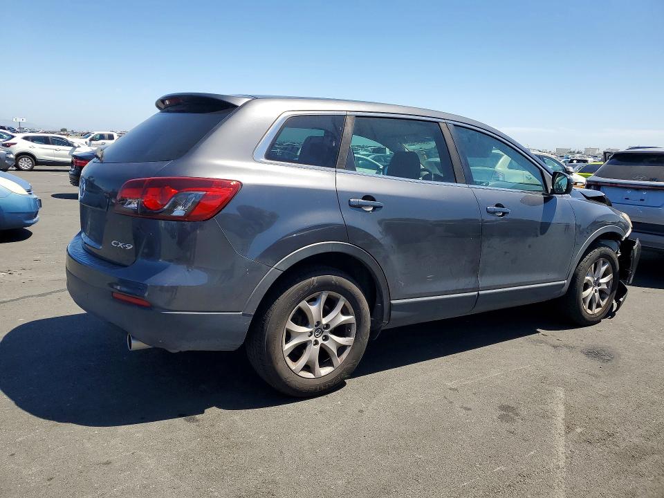 2015 Mazda Cx-9 VIN JM3TB2BV7F0465922 COPART salvage auction — FRONT END, Ca - Salvage Certificate, sold $2,000 on 2026-07-20 (photo 3)