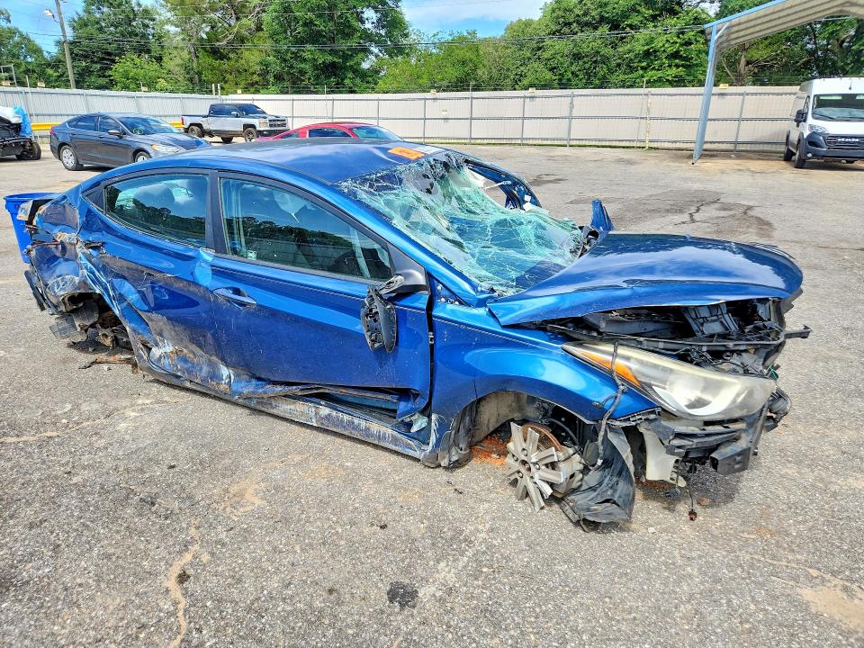 2014 Hyundai Elantra VIN KMHDH4AE2EU202362 COPART salvage auction — ALL OVER, Al - Cert Of Title-Salvage Title, sold $250 on 2026-07-20 (photo 4)