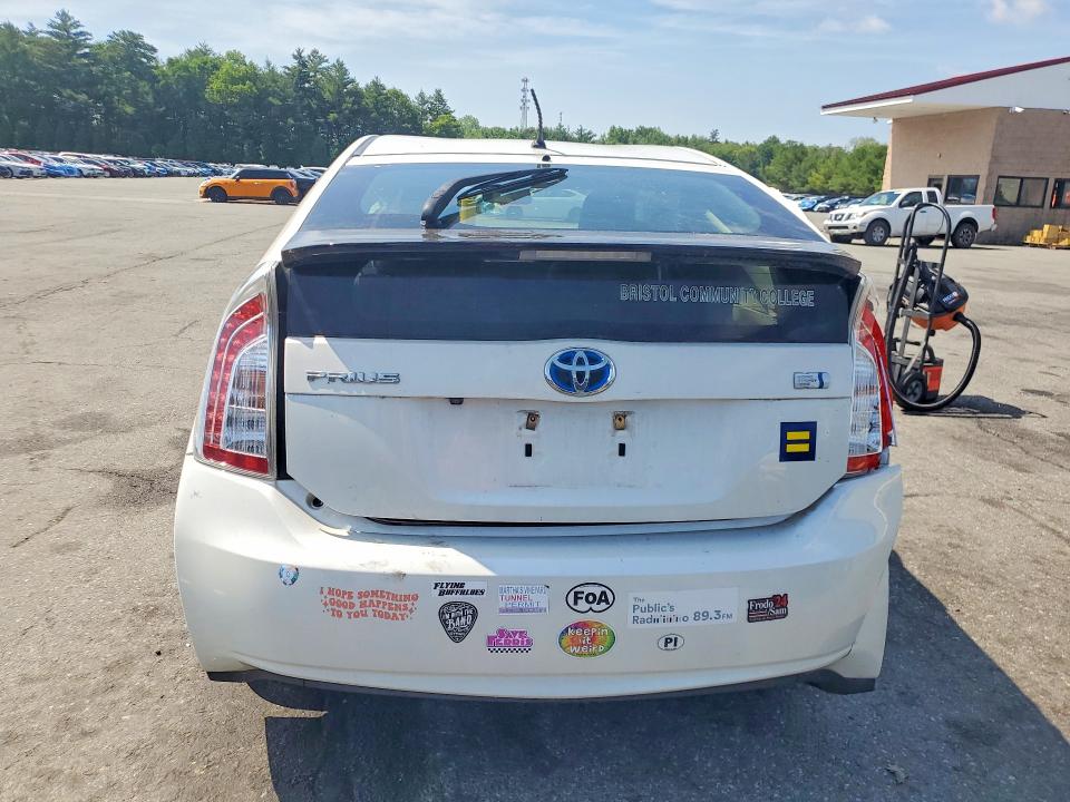 2015 Toyota Prius VIN JTDKN3DU0F0426286 COPART salvage auction — FRONT END, Wv - Salvage Certificate, sold $500 on 2026-07-09 (photo 6)