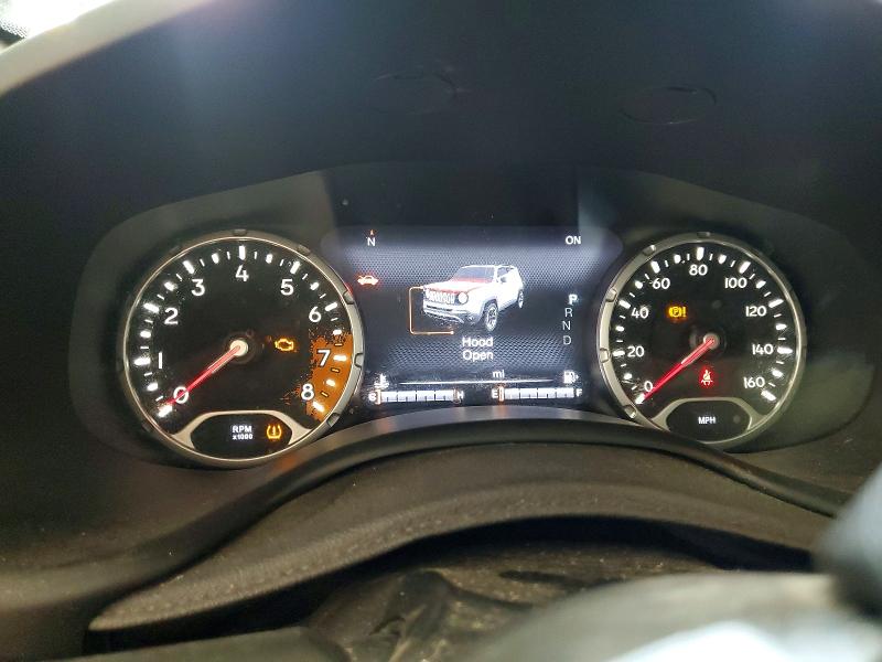 2018 Jeep Renegade VIN ZACCJBDB2JPH30862 COPART salvage auction — FRONT END, Pa - Certificate Of Salvage, sold $975 on 2026-07-17 (photo 9)