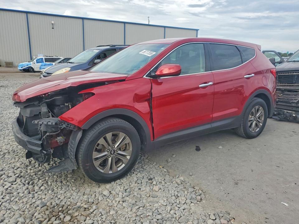 2015 Hyundai Santa fe VIN 5XYZT3LB5FG245506 COPART salvage auction — FRONT END, Fl - Cert Of Title Slvg Rebuildable, sold $2,650 on 2026-07-06 (photo 1)