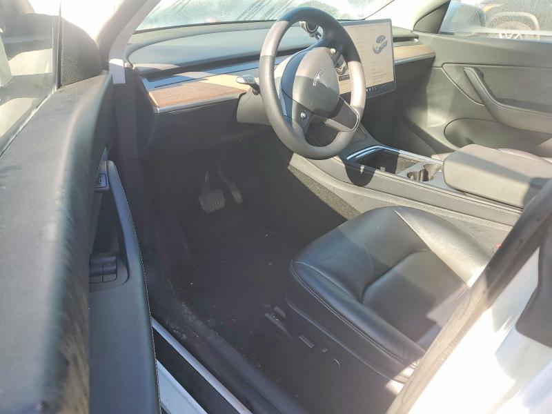 2022 Tesla Model y VIN 7SAYGDEE1NF439763 COPART salvage auction — REAR END, Nc - Salvage Certificate Of Title, sold $350 on 2026-07-30 (photo 8)