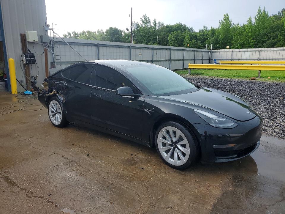 2021 Tesla Model 3 VIN 5YJ3E1EB6MF974989 COPART salvage auction — REAR END, Tn - Salvage Certificate, sold $5,400 on 2026-07-23 (photo 4)