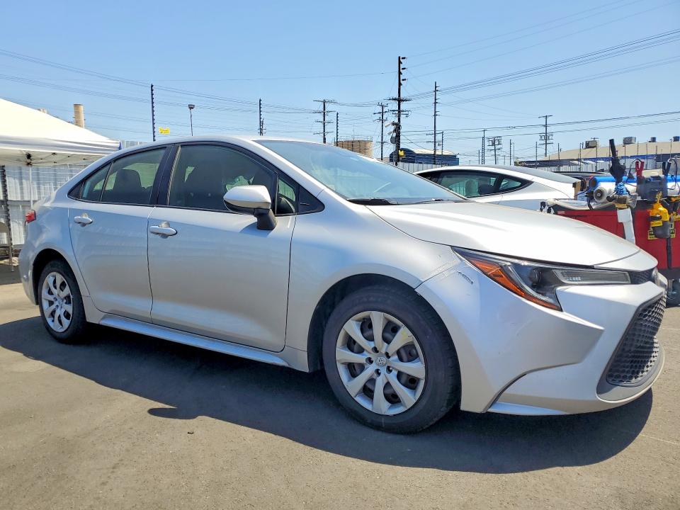2020 Toyota Corolla VIN JTDEPRAE2LJ066175 COPART salvage auction — SIDE, Ca - Salvage Certificate, sold $4,700 on 2026-07-08 (photo 4)