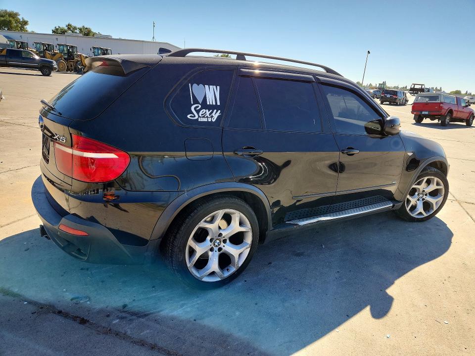 2008 BMW X5 VIN 5UXFE83578L163321 COPART salvage auction — SIDE, CA - SALVAGE CERTIFICATE, sold $350 on 2026-08-17 (photo 3)