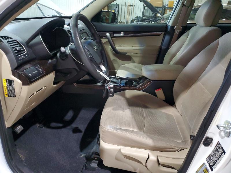 2015 Kia Sorento VIN 5XYKT3A64FG568923 COPART salvage auction — UNDERCARRIAGE, Tx - Certificate Of Title, sold $1,300 on 2026-07-20 (photo 7)