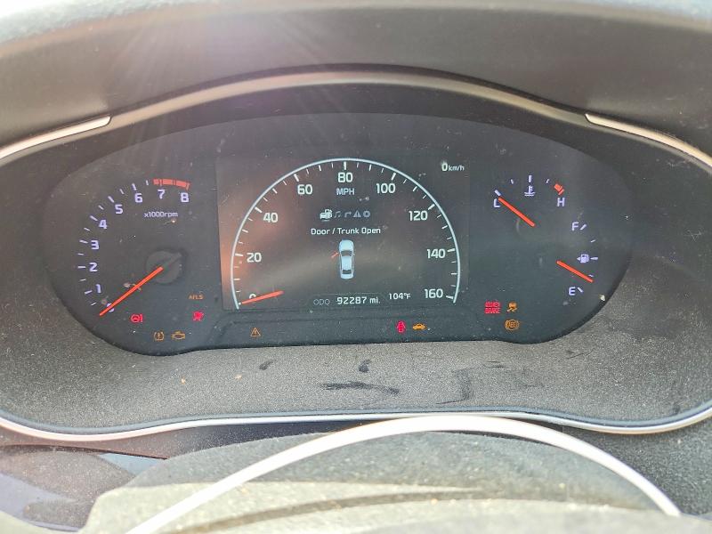 2014 Kia Cadenza VIN KNALN4D79E5166117 COPART salvage auction — MECHANICAL, Il - Certificate Of Title, sold $400 on 2026-07-07 (photo 9)