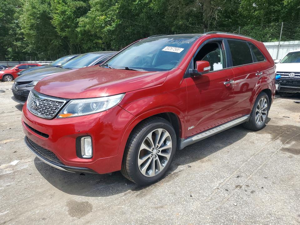 2015 Kia VIN 5XYKWDA74FG614014 COPART salvage auction — FRONT END, Mt - Certificate Of Title, sold $2,100 on 2026-07-02 (photo 1)