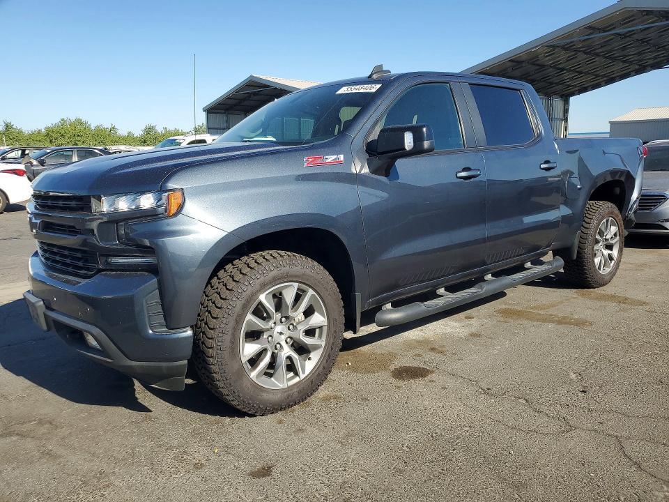 2020 Chevrolet Silverado VIN 1GCUYEED4LZ379426 COPART salvage auction — REAR END, Ca - Salvage Certificate, sold $12,800 on 2026-07-09 (photo 1)