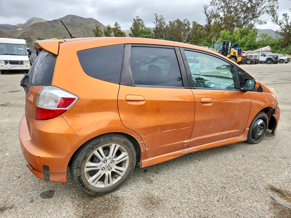 2010 Honda Fit VIN JHMGE8H46AS021560 COPART salvage auction — FRONT END, CA - SALVAGE CERTIFICATE, sold $300 on 2026-07-28 (photo 3)