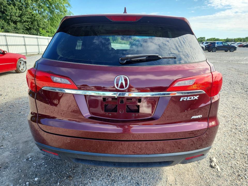 2014 Acura Rdx VIN 5J8TB4H30EL000455 COPART salvage auction — FRONT END, Mt - Salvage Certificate Of A Vehic, sold $1,550 on 2026-08-03 (photo 6)
