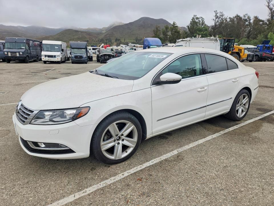 2014 Volkswagen Passat cc VIN WVWBP7AN4EE535804 COPART salvage auction — NORMAL WEAR, Ca - Dis/Dlr/Exp Only Clean Title (P), sold $600 on 2026-07-28 (photo 1)