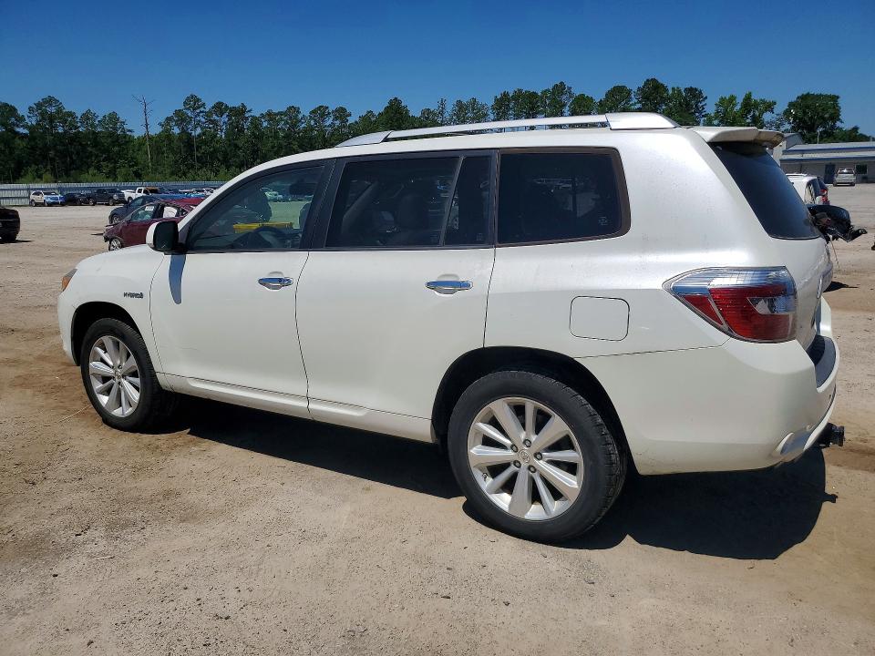 2010 Toyota Highlander VIN JTEJW3EHXA2044625 COPART salvage auction — MECHANICAL, Sc - Cert Of Title-Salvage, sold $1,550 on 2026-07-15 (photo 2)