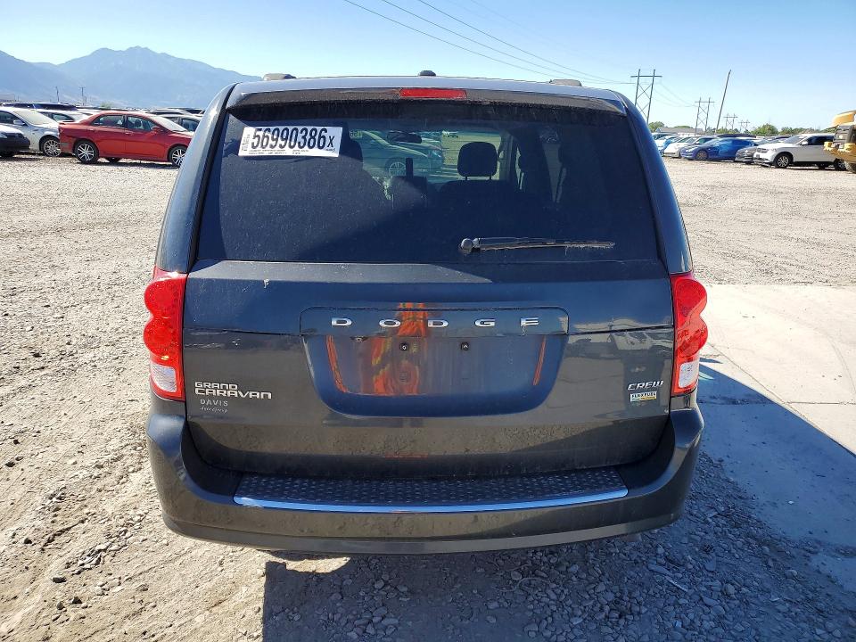 2012 Dodge VIN 2C4RDGDG8CR341135 COPART salvage auction — FRONT END, Ut - Salvage Certificate, sold $500 on 2026-07-27 (photo 6)