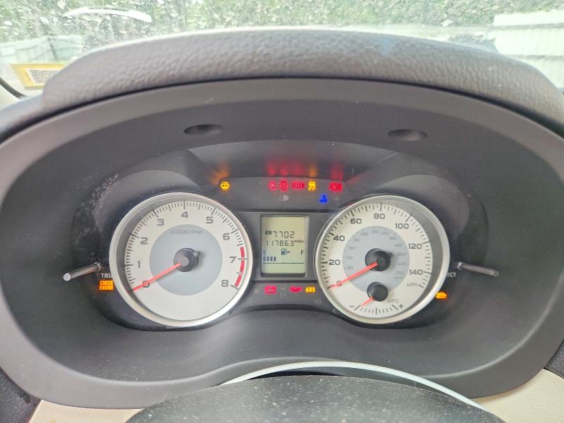 2014 Subaru Impreza VIN JF1GPAC62E9293764 COPART salvage auction — MECHANICAL, Vt - Certificate Of Title, sold $500 on 2026-07-27 (photo 9)