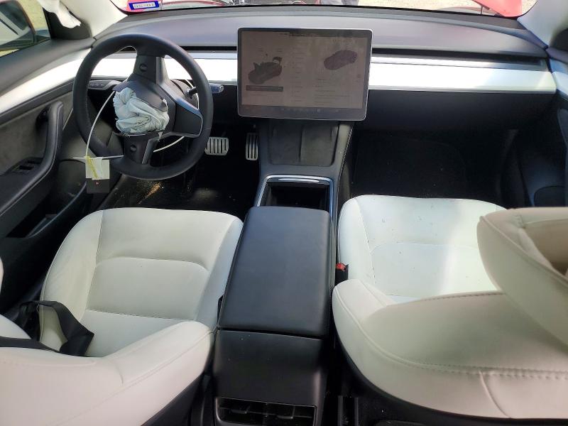 2022 Tesla VIN 5YJ3E1EC1NF343674 COPART salvage auction — FRONT END, Tx - Salvage Vehicle Title, sold $7,600 on 2026-07-22 (photo 8)