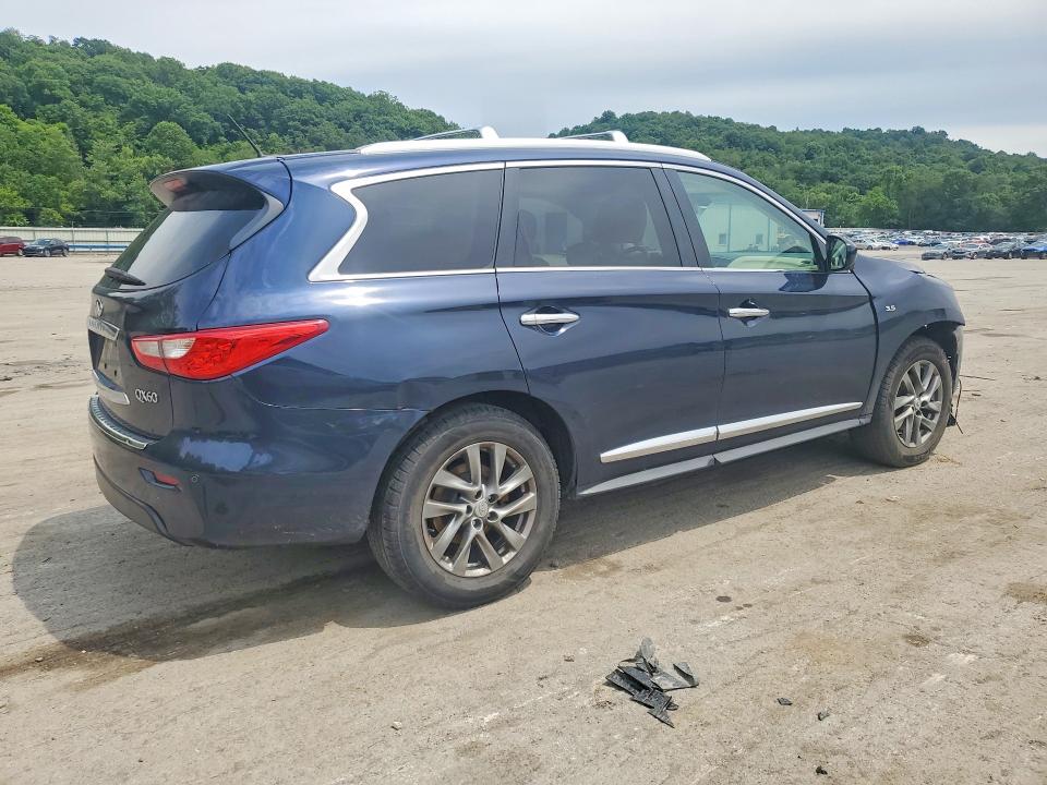 2015 Infiniti Qx60 VIN 5N1AL0MM2FC532619 COPART salvage auction — FRONT END, Oh - Cert Of Title-Salvage, sold $500 on 2026-07-23 (photo 3)