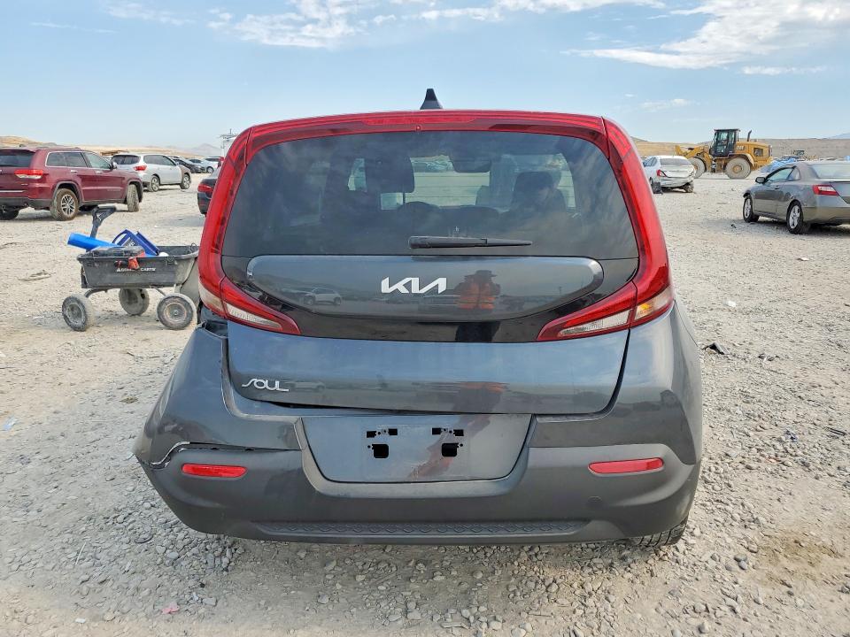 2022 Kia Soul VIN KNDJ23AU7N7828742 COPART salvage auction — REAR END, Ut - Salvage Certificate, sold $4,450 on 2026-07-10 (photo 6)