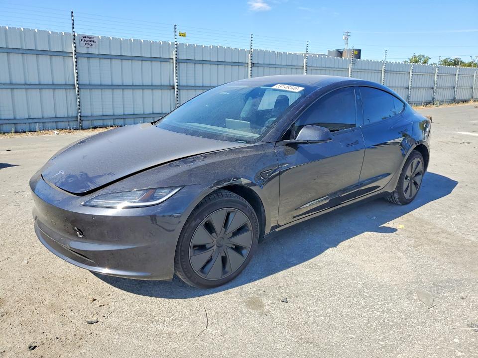 2025 Tesla Model 3 VIN 5YJ3E1EA1SF052618 — COPART salvage auction photo
