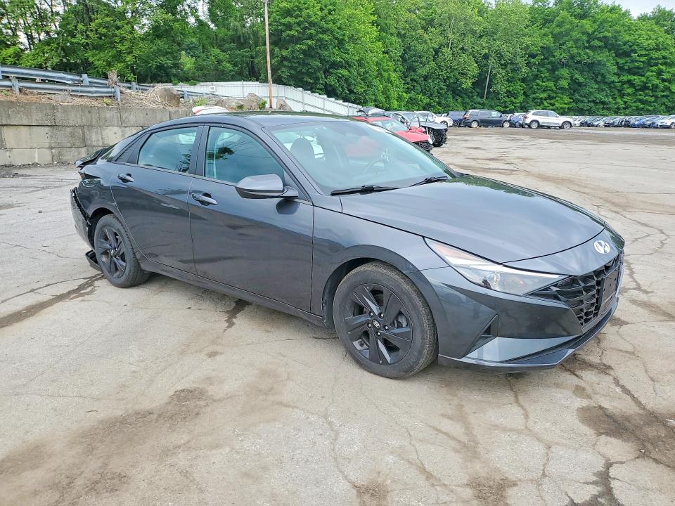2021 Hyundai VIN 5NPLS4AG8MH047943 COPART salvage auction — REAR END, Ny - Mv-907A Salvage Certificate, sold $425 on 2026-07-21 (photo 4)
