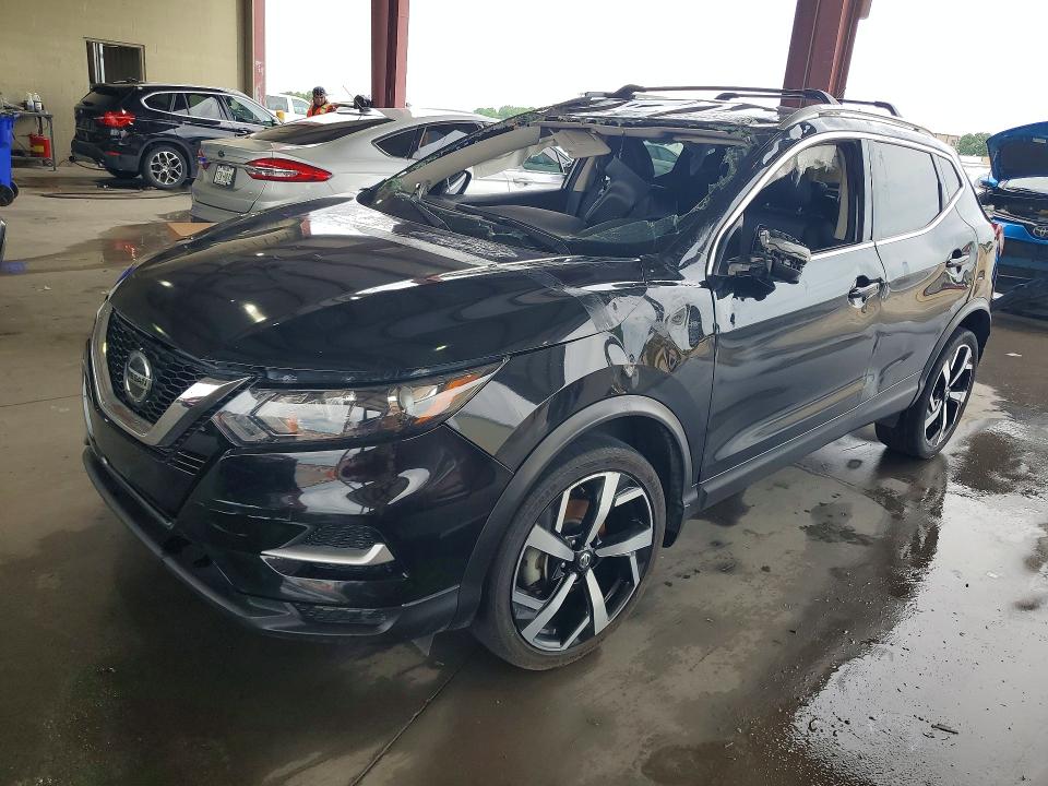 2021 Nissan Rogue sport VIN JN1BJ1CV6MW316107 COPART salvage auction — ROLLOVER, Tx - Certificate Of Title, sold $2,150 on 2026-07-07 (photo 1)