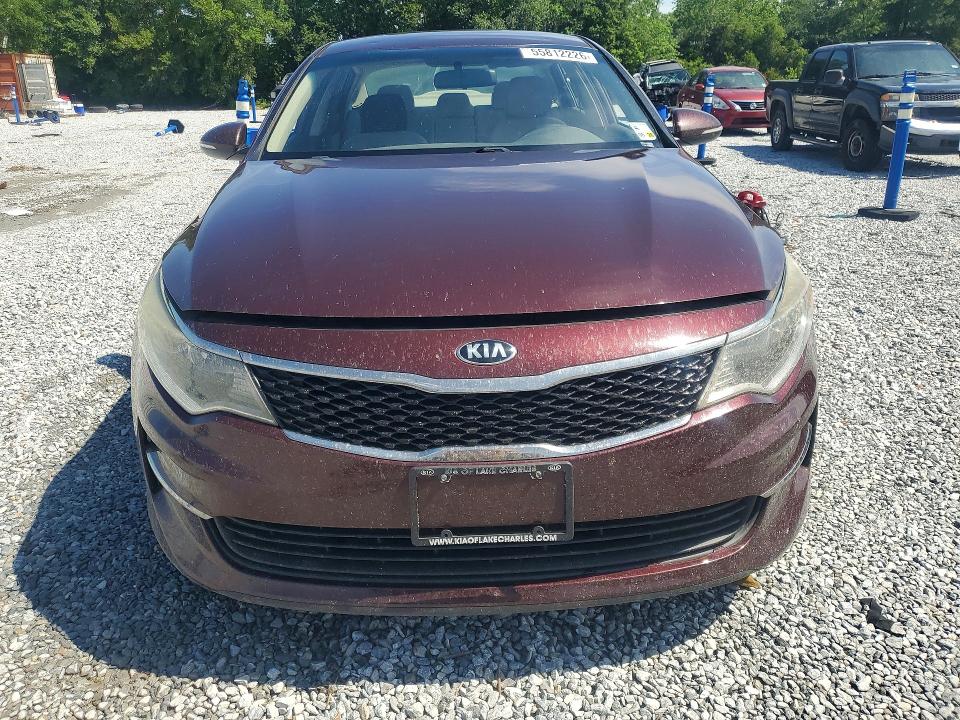 2016 Kia Optima VIN 5XXGT4L33GG102422 COPART salvage auction — REAR END, ID - SALVAGE CERTIFICATE OF TITLE, sold $925 on 2026-07-27 (photo 5)