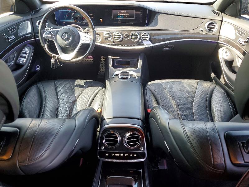 2020 Mercedes-benz S-klasse VIN W1KUG8DB1LA529694 COPART salvage auction — REAR END, Ca - Salvage Certificate, sold $23,300 on 2026-07-15 (photo 8)