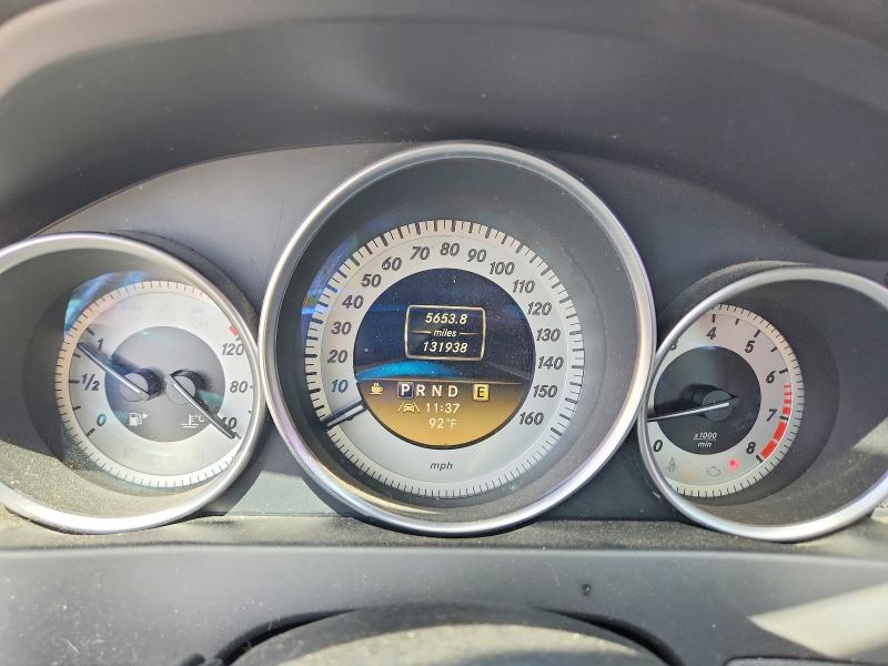 2012 Mercedes-benz VIN WDDGF4HBXCR237773 COPART salvage auction — WATER/FLOOD, Ok - Cert Of Title-Flood Damaged, sold $425 on 2026-08-05 (photo 9)