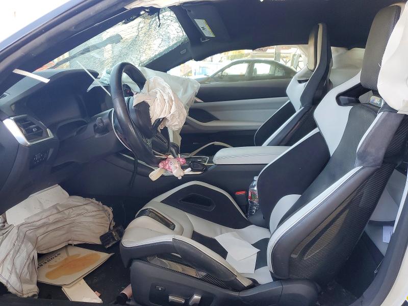 2021 BMW M4 VIN WBS33AZ07MCG63384 COPART salvage auction — ROLLOVER, Ca - Salvage Certificate, sold $3,600 on 2026-07-21 (photo 7)