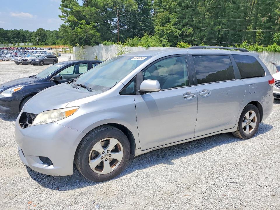2012 Toyota Sienna VIN 5TDKK3DC9CS275280 COPART salvage auction — FRONT END, Ga - Cert Of Title-Salvage, sold $1,250 on 2026-07-20 (photo 1)