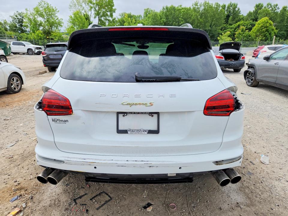 2015 Porsche Cayenne VIN WP1AE2A24FLA50214 COPART salvage auction — REAR END, KY - CERT OF TITLE-SALVAGE, sold $6,200 on 2026-07-30 (photo 6)