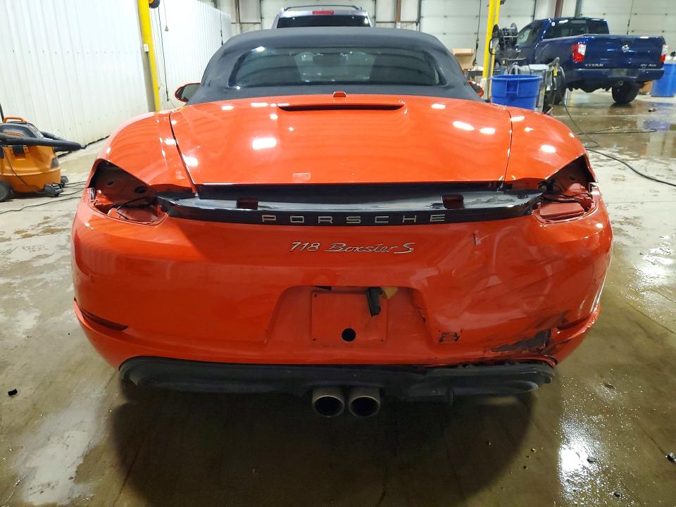 2017 Porsche VIN WP0CB2A87HS241481 COPART salvage auction — REAR END, Pa - Certificate Of Salvage, sold $32,250 on 2026-07-07 (photo 6)