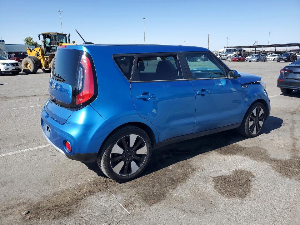 2017 Kia VIN KNDJP3A55H7480552 COPART salvage auction — FRONT END, Tx - Salvage Vehicle Title, sold $1,150 on 2026-07-31 (photo 3)