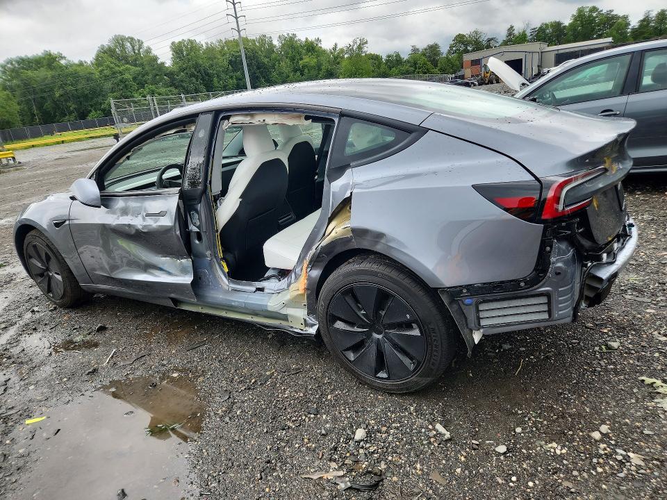 2026 Tesla VIN 5YJ3E1EB3TF177775 COPART salvage auction — SIDE, Md - Cert Of Salvage < 75% Damage, sold $13,200 on 2026-07-28 (photo 2)