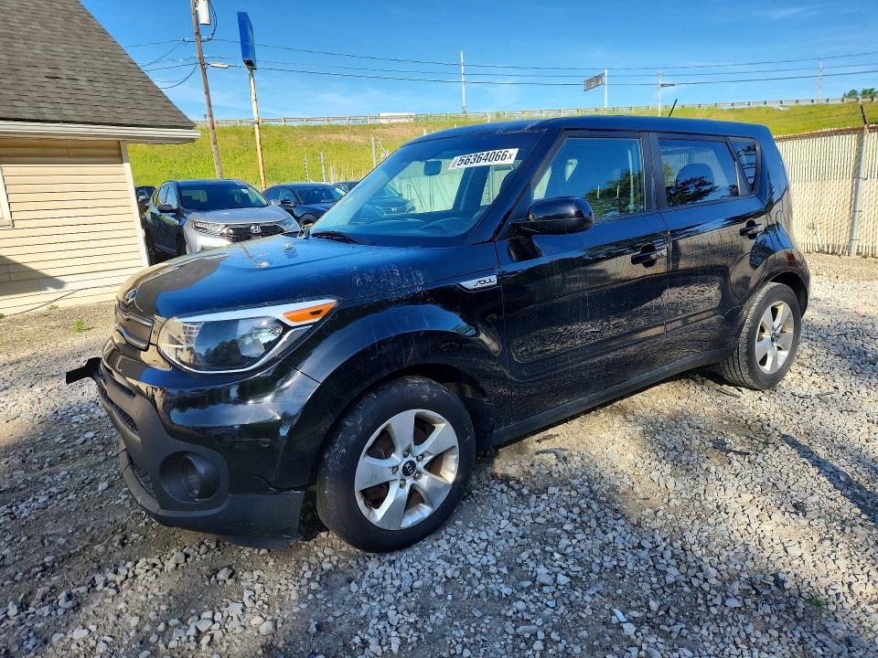2018 Kia Soul VIN KNDJN2A22J7626336 COPART salvage auction — MECHANICAL, Mt - Certificate Of Title, sold $1,100 on 2026-07-22 (photo 1)