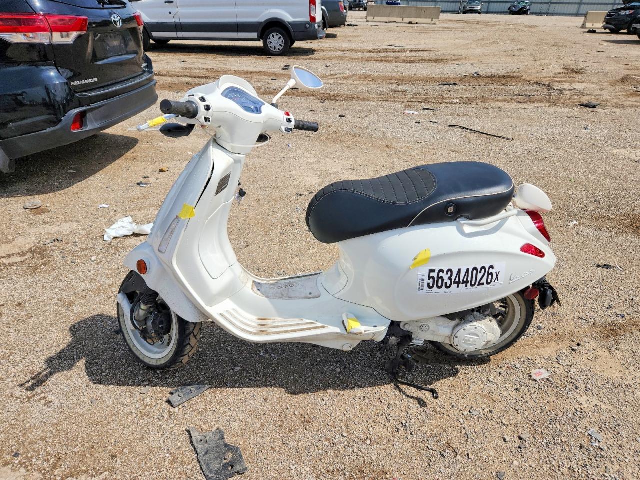 2023 Vespa PRIMAVERA/SPRINT VIN ZAPCA06BXP5202813 COPART salvage auction — Front End, IL - SALVAGE CERTIFICATE, sold $700 on 2026-07-09 (photo 3)