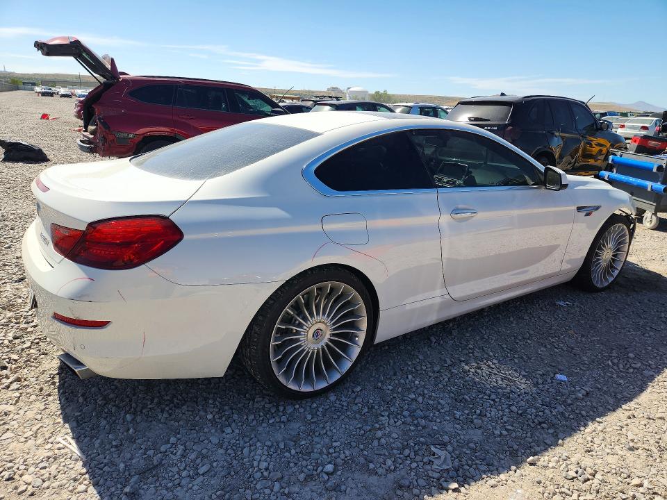 2013 BMW 6er VIN WBAYM1C5XDDZ02431 COPART salvage auction — FRONT END, Ut - Salvage Certificate, sold $3,850 on 2026-07-10 (photo 3)