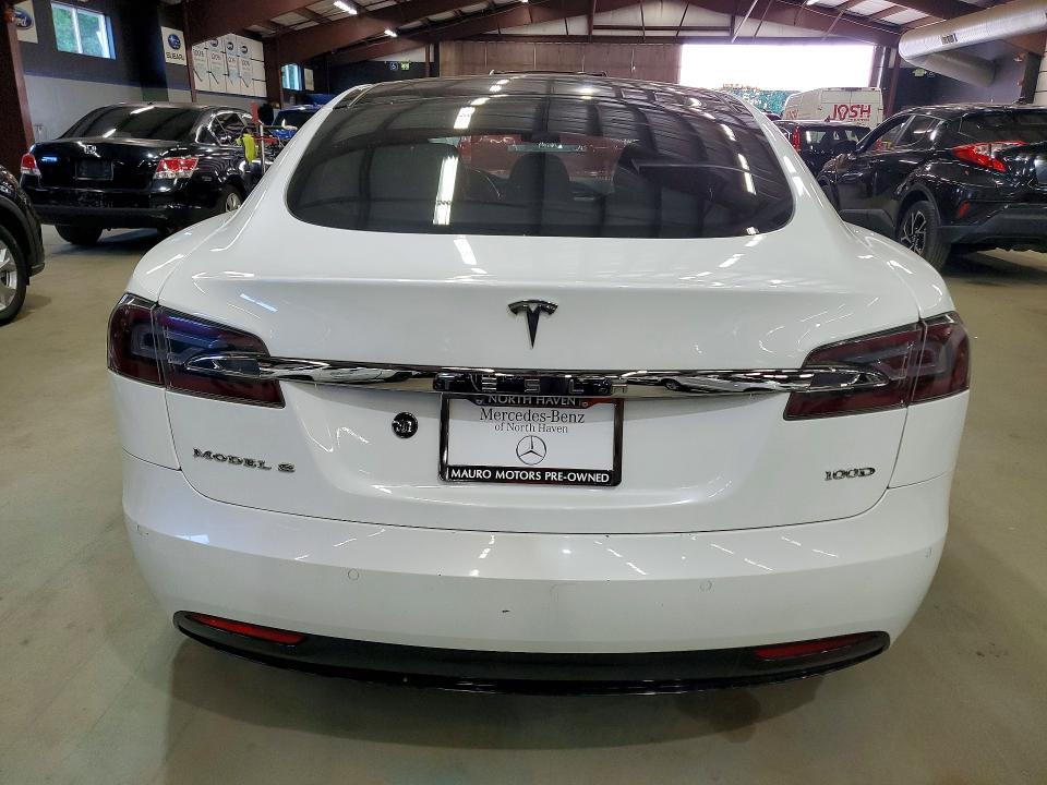 2018 Tesla Model s VIN 5YJSA1E25JF244333 COPART salvage auction — MINOR DENT/SCRATCHES, Ct - Certificate Of Title (P), sold $12,200 on 2026-07-27 (photo 6)