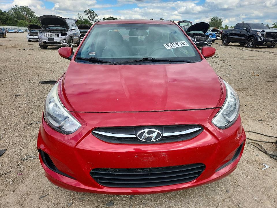 2016 Hyundai Accent VIN KMHCT4AE9GU981353 COPART salvage auction — SIDE, Il - Salvage Certificate, sold $250 on 2026-07-28 (photo 5)