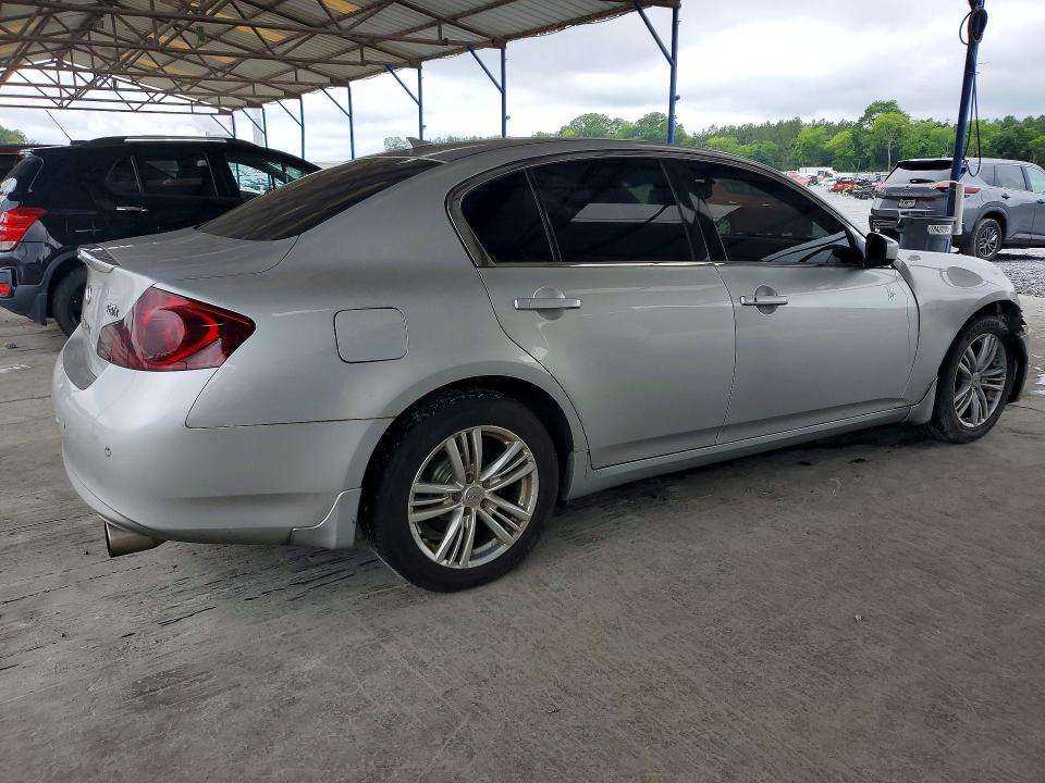 2010 Infiniti G VIN JN1CV6AR5AM253276 COPART salvage auction — FRONT END, Ga - Cert Of Title-Salvage, sold $1,750 on 2026-07-09 (photo 3)