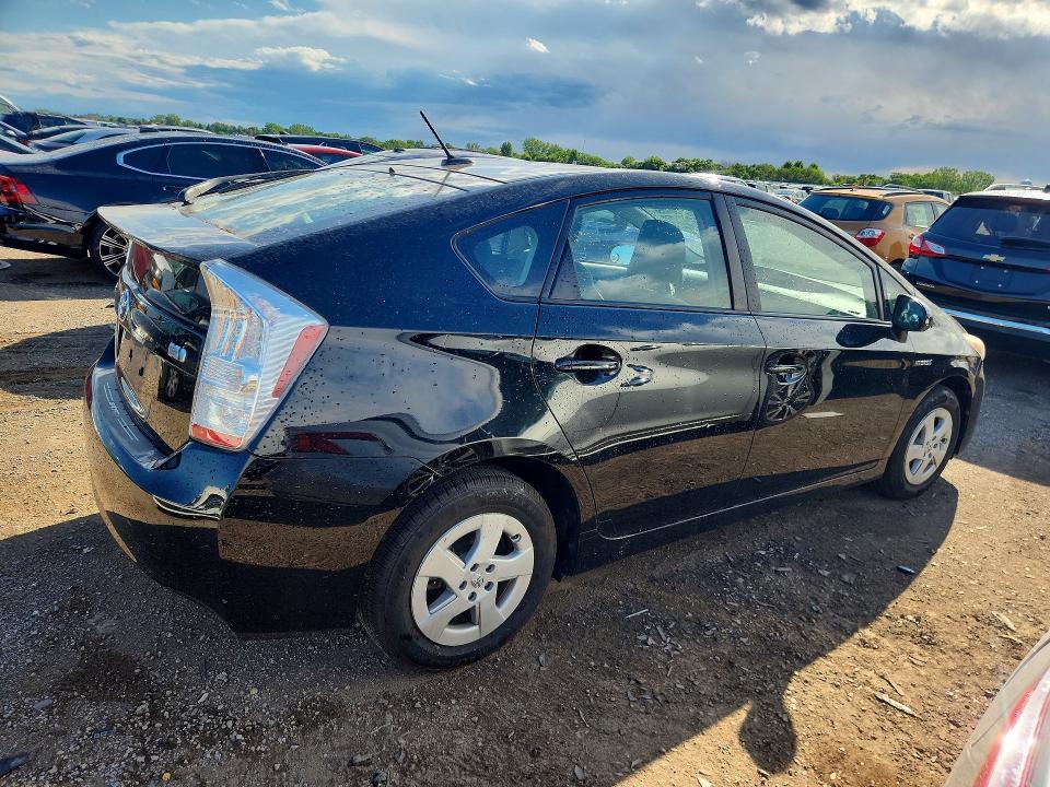 2010 Toyota Prius VIN JTDKN3DU0A0122738 COPART salvage auction — FRONT END, Il - Salvage Certificate, sold $1,600 on 2026-07-21 (photo 3)