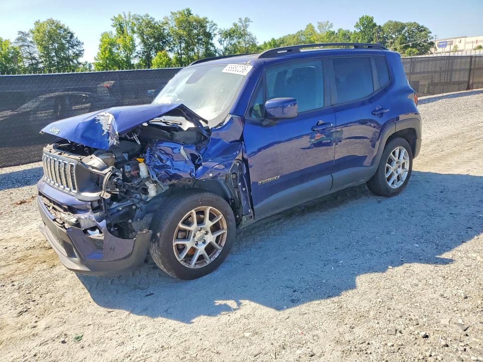 2019 Jeep VIN ZACNJABB6KPK87460 COPART salvage auction — FRONT END, Sc - Cert Of Title-Salvage, sold $1,100 on 2026-07-27 (photo 1)