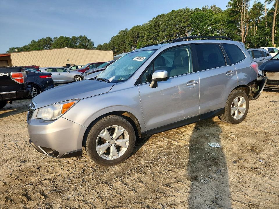 2015 Subaru Forester VIN JF2SJAHCXFH828658 COPART salvage auction — REAR END, Pa - Certificate Of Salvage, sold $250 on 2026-07-21 (photo 1)