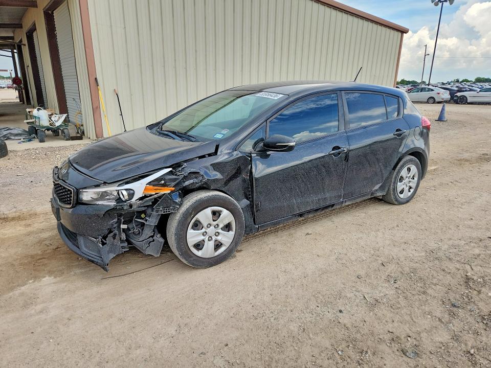 2017 Kia VIN KNAFK5A85H5721593 COPART salvage auction — FRONT END, Tx - Salvage Vehicle Title, sold $30 on 2026-07-29 (photo 1)