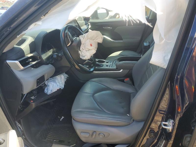 2022 Toyota Highlander VIN 5TDGZRBH5NS228138 COPART salvage auction — FRONT END, Ny - Mv-907A Salvage Certificate, sold $8,200 on 2026-07-07 (photo 7)