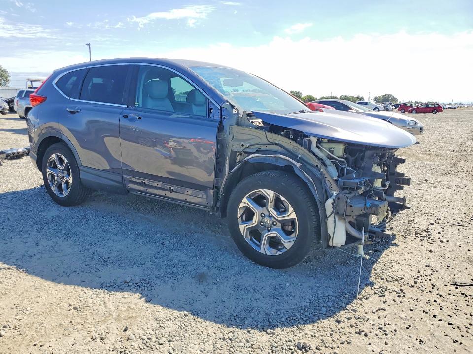 2017 Honda Cr-v VIN 7FARW1H87HE033858 COPART salvage auction — FRONT END, Ca - Salvage Certificate, sold $5,500 on 2026-07-09 (photo 4)