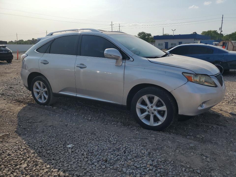 2012 Lexus Rx VIN 2T2ZK1BA1CC076443 COPART salvage auction — FRONT END, Tx - Bonded Rebuilt Salvage, sold $7,300 on 2026-08-24 (photo 4)