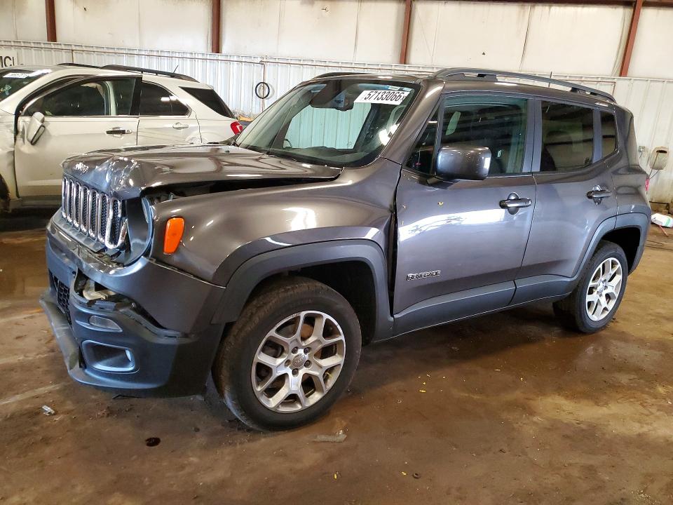 2017 Jeep Renegade VIN ZACCJBBBXHPE64939 COPART salvage auction — FRONT END, Mi - Certificate Of Title, sold $475 on 2026-07-10 (photo 1)